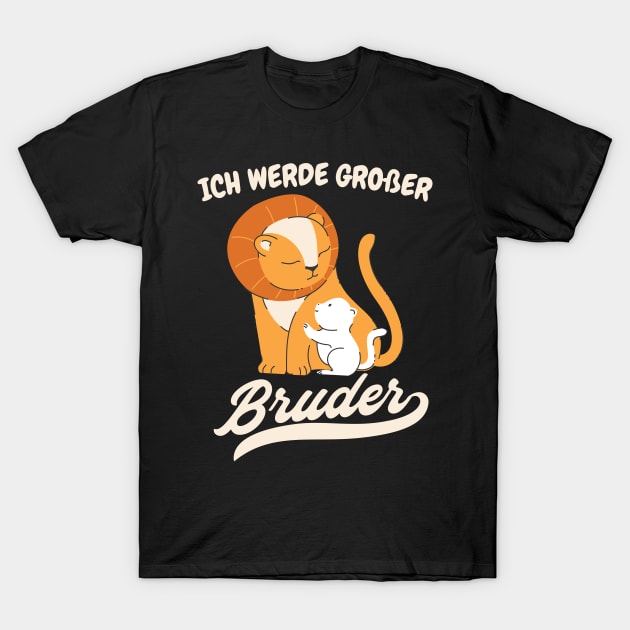 Großer Bruder Löwen Kinder Geschwister T-Shirt by Foxxy Merch